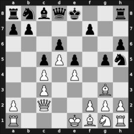 1959 Riga – Round 1 – Spassky, Boris Vasily – 1/2-1/2 – Sliwa, Bogdan – G20