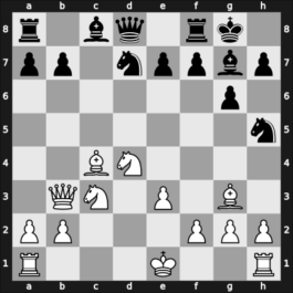 1959 Riga – Round 1 – Niemela, Ilmari Aarne – 1/2-1/2 – Mikenas, Vladas – G30
