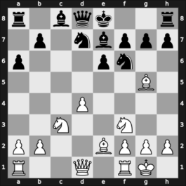 1959 Riga – Round 1 – Teschner, Rudolf – 1-0 – Witkowski, Stefan – G34
