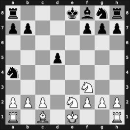 1959 Santiago – Round 5 – Pilnik, Herman – 1/2-1/2 – Sanguineti, Raúl Carlos – G32