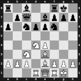 1959 Santiago – Round 7 – Pilnik, Herman – 1/2-1/2 – Pachman, Ludek – G40