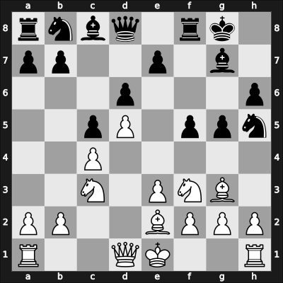 1959 Santiago – Round 12 – Pachman, Ludek – 1-0 – Sanguineti, Raúl Carlos – G68