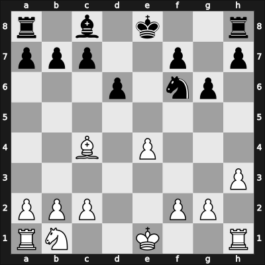 1959 Stevenson Memorial – Round 8 – Hindle, Owen M – 1/2-1/2 – Hammond, Alexander – G35