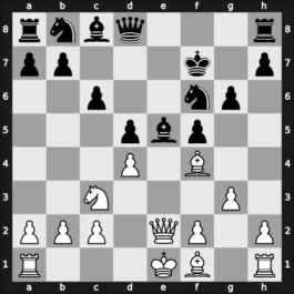 1959 Tbilisi ch-URS – Round 1 – Lutikov, Anatoly S – 1/2-1/2 – Yukhtman, Yakov – G8