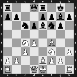 1959 Tbilisi ch-URS – Round 4 – Kholmov, Ratmir D – 0-1 – Gufeld, Eduard – G30