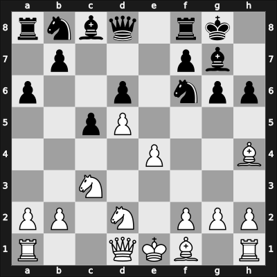 1959 Tbilisi ch-URS – Round 8 – Geller, Efim P – 1/2-1/2 – Gufeld, Eduard – G61