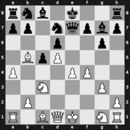 1959 Tbilisi ch-URS – Round 12 – Lutikov, Anatoly S – 1-0 – Vasiukov, Evgeni – G96