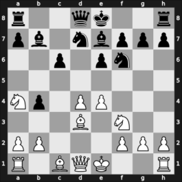 1959 Tbilisi ch-URS – Round 14 – Averbakh, Yuri L – 1/2-1/2 – Gufeld, Eduard – G111