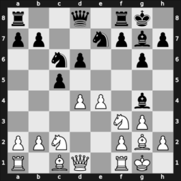 1959 Tbilisi ch-URS – Round 14 – Keres, Paul Petrovich – 1/2-1/2 – Spassky, Boris Vasily – G113