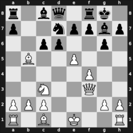 1959 Tbilisi ch-URS – Round 18 – Bronstein, David I – 1/2-1/2 – Vasiukov, Evgeni – G155