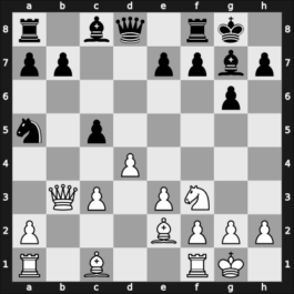 1959 UKR Ch – Round 1 – Savon, Vladimir A – 1-0 – Volchok, Alexandr – G3