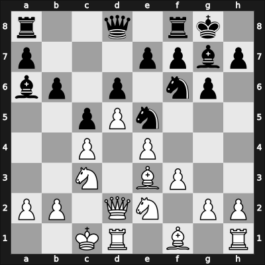 1959 UKR Ch – Round 2 – Volchok, Alexandr – 0-1 – Bannik, Anatolij – G17