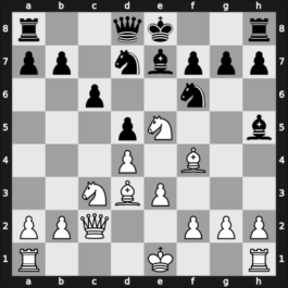 1959 UKR Ch – Round 6 – Poliak, Evsey – 1/2-1/2 – Ousatchi, Mark – G39