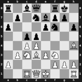 1959 UKR Ch – Round 6 – Geller, Efim P – 1-0 – Bannik, Anatolij – G40