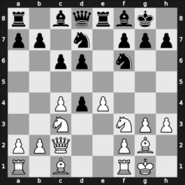 1959 UKR Ch – Round 7 – Bannik, Anatolij – 1-0 – Pogrebissky, Iosif – G47
