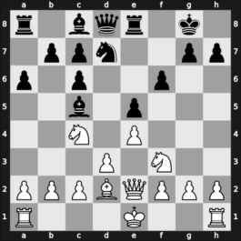 1959 UKR Ch – Round 8 – Kostiuchenko, Alexander – 1/2-1/2 – Ousatchi, Mark – G59