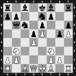 1959 UKR Ch – Round 8 – Geller, Efim P – 1-0 – Makarov, Andrei – G61