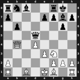 1959 UKR Ch – Round 14 – Sakharov, Yuri N – 1/2-1/2 – Volchok, Alexandr – G105