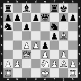 1959 URS Team Ch – Round 1 – Botvinnik, Mikhail – 1/2-1/2 – Barenbaum, Alejandro – G4