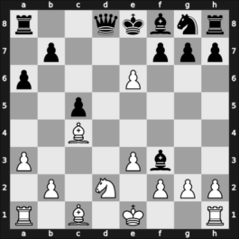 1959 URS Team Ch – Round 1 – Antoshin, Vladimir S – 1/2-1/2 – Bagirov, Vladimir – G13