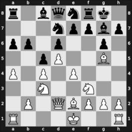1959 URS Team Ch – Round 1 – Borisenko, Georgy K – 1/2-1/2 – Togonidze, Joni – G35