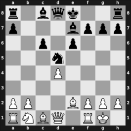 1959 URS Team Ch – Round 1 – Mukhitdinov, Mamadzhan – 1/2-1/2 – Smyslov, Vladimir – G42