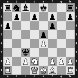 1959 URS Team Ch – Round 1 – Savon, Vladimir – 1/2-1/2 – Khodos, German – G45