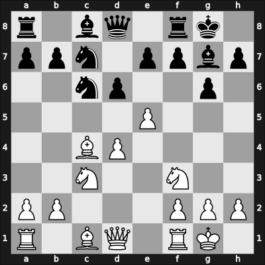1959 URS Team Ch – Round 1 – Nezhmetdinov, Rashid – 1/2-1/2 – Boleslavsky, Isaac – G65