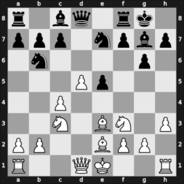 1959 URS Team Ch – Round 1 – Tal, Mikhail – 1/2-1/2 – Gurgenidze, Bukhuti – G74