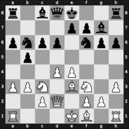 1959 URS Team Ch – Round 1 – Ustinov, Georgy I – 0-1 – Kholmov, Ratmir D – G75