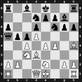 1959 URS Team Ch – Round ? – Sakharov, Yuri N – 1-0 – Blagidze, Alexander – G110