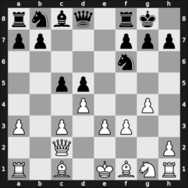 1959 URS-JUG – Round 1 – Taimanov, Mark E – 1-0 – Milic, Borislav – G2