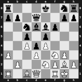 1959 URS-JUG – Round 1 – Gufeld, Eduard – 1/2-1/2 – Matulovic, Milan – G6