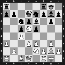 1959 URS-JUG – Round 3 – Petrosian, Tigran V – 1/2-1/2 – Matanovic, Aleksandar – G13