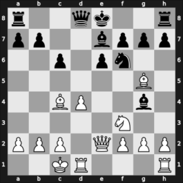 1959 URS-JUG – Round 4 – Matanovic, Aleksandar – 0-1 – Petrosian, Tigran V – G22