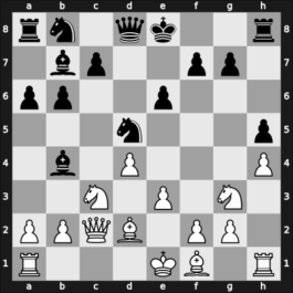 1959 URS-ch26 – Round 2 – Geller, Efim P – 1-0 – Keres, Paul – G2