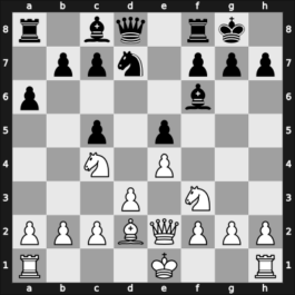 1959 URS-ch26 – Round 11 – Gufeld, Eduard – 1-0 – Tal, Mikhail – G9