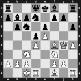 1959 USSR – Round 1 – Liberzon, Vladimir M – 1-0 – Gusev, Nikolay N – G13
