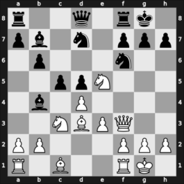 1959 York ch-BCF – Round 1 – Beach, TJ. – 1/2-1/2 – Cafferty, Bernard – G11