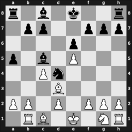1959 York ch-BCF – Round 10 – Cafferty, Bernard – 1/2-1/2 – Haygarth, Michael J – G111