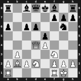 1959 Zalaegerszeg – Round 1 – Portisch, Ferenc – 1/2-1/2 – Domotor, Jozsef – G4