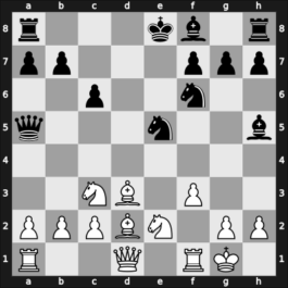 1959 Zalaegerszeg – Round 1 – Portisch, Ferenc – 1/2-1/2 – Kopar, J. – G5
