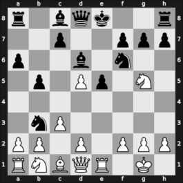 1959 Zalaegerszeg – Round 1 – Portisch, Ferenc – 1-0 – Rosta, Sandor – G8