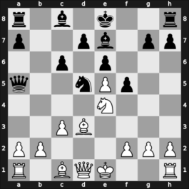 1960 Aalborg – Round 1 – Hamann, Svend – 1/2-1/2 – Hansen, Victor – G20