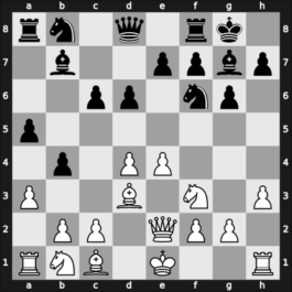 1960 Aalborg – Round 1 – Kolvig, Bent – 1/2-1/2 – Nielsen, Axel – G22
