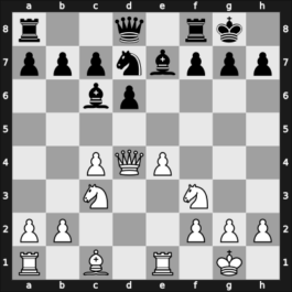 1960 Aalborg – Round 6 – Petersen, Finn – 1/2-1/2 – Haahr, Thorkild – G41