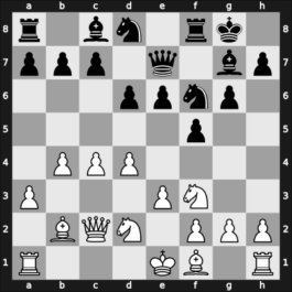 1960 Aalborg – Round 8 – Hansen, Victor – 1/2-1/2 – Pedersen, Eigil – G44