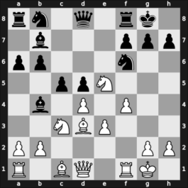 1960 Asuncion – Round 6 – Estrada Degrandi, Walter – 1/2-1/2 – Gligorić, Svetozar – G38