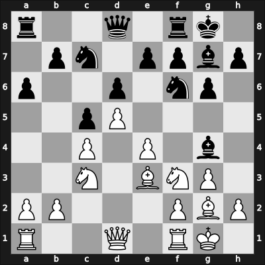1960 Asztalos Memorial 3rd – Round 5 – Kluger, Gyula – 0-1 – Honfi, Karoly – G8