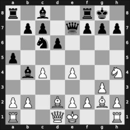 1960 Atlantida – Round 5 – Schweber, Samuel – 1/2-1/2 – Isain, Pedros Santos – G15